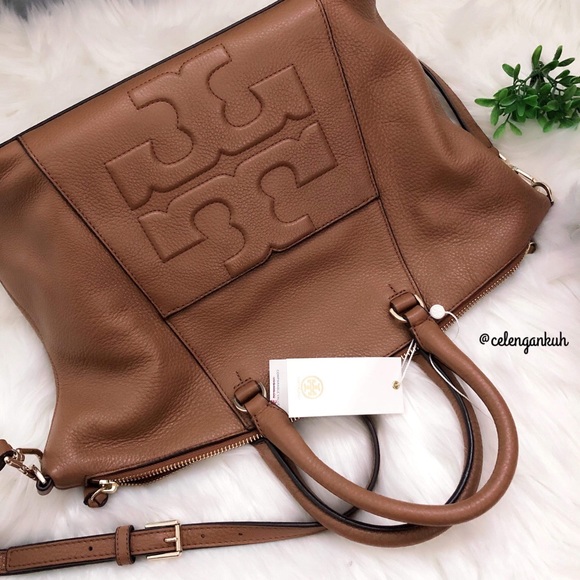 Tory Burch Handbags - 💕EUC Tory Burch Bombe T-Medium Satchel